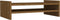 vidaXL - Monitorstandaard - 50x27x15 - cm - massief - grenenhout - honingbruin