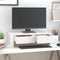 vidaXL - Monitorstandaard - 50x27x15 - cm - massief - grenenhout - honingbruin