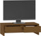 vidaXL - Monitorstandaard - 50x27x15 - cm - massief - grenenhout - honingbruin