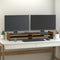 vidaXL - Monitorstandaard - 50x27x15 - cm - massief - grenenhout - zwart