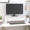vidaXL - Monitorstandaard - 50x27x15 - cm - massief - grenenhout - wit