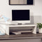 vidaXL - Monitorstandaard - 50x27x15 - cm - massief - grenenhout - wit