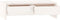 vidaXL - Monitorstandaard - 50x27x15 - cm - massief - grenenhout - wit