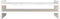 vidaXL - Monitorstandaard - 50x27x15 - cm - massief - grenenhout - wit