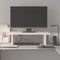 vidaXL - Monitorstandaard - 50x27x15 - cm - massief - grenenhout - wit
