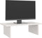 vidaXL - Monitorstandaard - 50x27x15 - cm - massief - grenenhout - wit