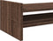vidaXL - Monitorstandaard - 50x27x20 - cm - bewerkt - hout - bruin - eikenkleurig