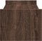 vidaXL - Monitorstandaard - 50x27x20 - cm - bewerkt - hout - bruin - eikenkleurig