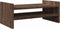 vidaXL - Monitorstandaard - 50x27x20 - cm - bewerkt - hout - bruin - eikenkleurig