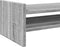 vidaXL - Monitorstandaard - 50x27x20 - cm - bewerkt - hout - grijs - sonoma - eiken