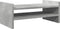 vidaXL - Monitorstandaard - 50x27x20 - cm - bewerkt - hout - betongrijs
