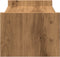 vidaXL - Monitorstandaard - 50x27x20 - cm - bewerkt - hout - artisanaal - eikenkleur