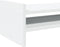 vidaXL - Monitorstandaard - 50x27x20 - cm - bewerkt - hout - wit