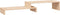 vidaXL - Monitorstandaard - (52-101)x22x14 - cm - massief - grenenhout