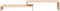 vidaXL - Monitorstandaard - (52-101)x22x14 - cm - massief - grenenhout