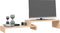 vidaXL - Monitorstandaard - (52-101)x22x14 - cm - massief - grenenhout