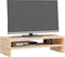 vidaXL - Monitorstandaard - (52-101)x22x14 - cm - massief - grenenhout