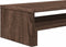 vidaXL - Monitorstandaard - 54x22x15 - cm - bewerkt - hout - bruin - eikenkleurig