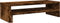 vidaXL - Monitorstandaard - 54x22x15 - cm - bewerkt - hout - gerookt - eikenkleurig