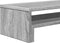 vidaXL - Monitorstandaard - 54x22x15 - cm - bewerkt - hout - grijs - sonoma - eiken