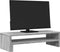 vidaXL - Monitorstandaard - 54x22x15 - cm - bewerkt - hout - grijs - sonoma - eiken