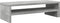 vidaXL - Monitorstandaard - 54x22x15 - cm - bewerkt - hout - betongrijs
