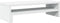 vidaXL - Monitorstandaard - 54x22x15 - cm - bewerkt - hout - wit