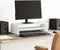 vidaXL - Monitorstandaard - 54x22x15 - cm - bewerkt - hout - wit