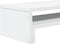 vidaXL - Monitorstandaard - 54x22x15 - cm - bewerkt - hout - wit