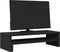 vidaXL - Monitorstandaard - 54x22x15 - cm - bewerkt - hout - zwart