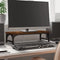 vidaXL - Monitorstandaard - 55x23x14 - cm - bewerkt - hout - bruin - eikenkleur