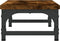 vidaXL - Monitorstandaard - 55x23x14 - cm - bewerkt - hout - gerookt - eikenkleurig