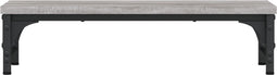 vidaXL - Monitorstandaard - 55x23x14 - cm - bewerkt - hout - grijs - sonoma - eiken