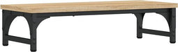 vidaXL - Monitorstandaard - 55x23x14 - cm - bewerkt - hout - sonoma - eikenkleurig