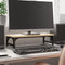 vidaXL - Monitorstandaard - 55x23x14 - cm - bewerkt - hout - sonoma - eikenkleurig