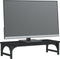 vidaXL - Monitorstandaard - 55x23x14 - cm - bewerkt - hout - zwart