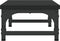 vidaXL - Monitorstandaard - 55x23x14 - cm - bewerkt - hout - zwart