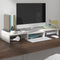 vidaXL - Monitorstandaard - 60x24x10,5 - cm - massief - grenenhout - wit