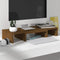 vidaXL - Monitorstandaard - 60x24x10,5 - cm - massief - grenenhout - honingbruin