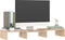 vidaXL - Monitorstandaard - 60x24x10,5 - cm - massief - grenenhout