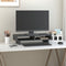 vidaXL - Monitorstandaard - 60x27x14 - cm - massief - grenenhout - grijs