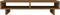 vidaXL - Monitorstandaard - 60x27x14 - cm - massief - grenenhout - honingbruin