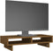 vidaXL - Monitorstandaard - 60x27x14 - cm - massief - grenenhout - honingbruin