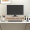 vidaXL - Monitorstandaard - 60x27x14 - cm - massief - grenenhout
