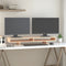 vidaXL - Monitorstandaard - 60x27x14 - cm - massief - grenenhout