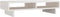 vidaXL - Monitorstandaard - 60x27x14 - cm - massief - grenenhout - wit