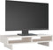 vidaXL - Monitorstandaard - 60x27x14 - cm - massief - grenenhout - wit