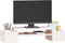 vidaXL - Monitorstandaard - 70x27,5x15 - cm - massief - grenenhout - wit