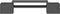 vidaXL - Monitorstandaard - 70x27,5x15 - cm - massief - grenenhout - grijs