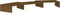vidaXL - Monitorstandaard - 80x24x10,5 - cm - massief - grenenhout - honingbruin